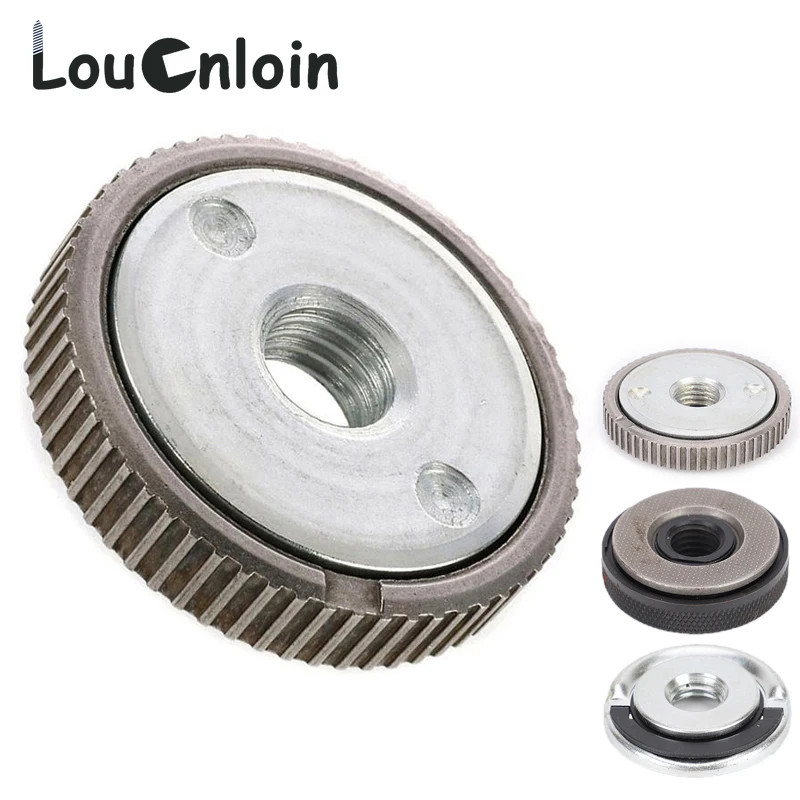 

1/3Pcs Angle Grinder M14 Thread Inner Outer Flange Nut Set Quick Release Nut Power Replacement For Metabo Bosch Milwaukee Makita