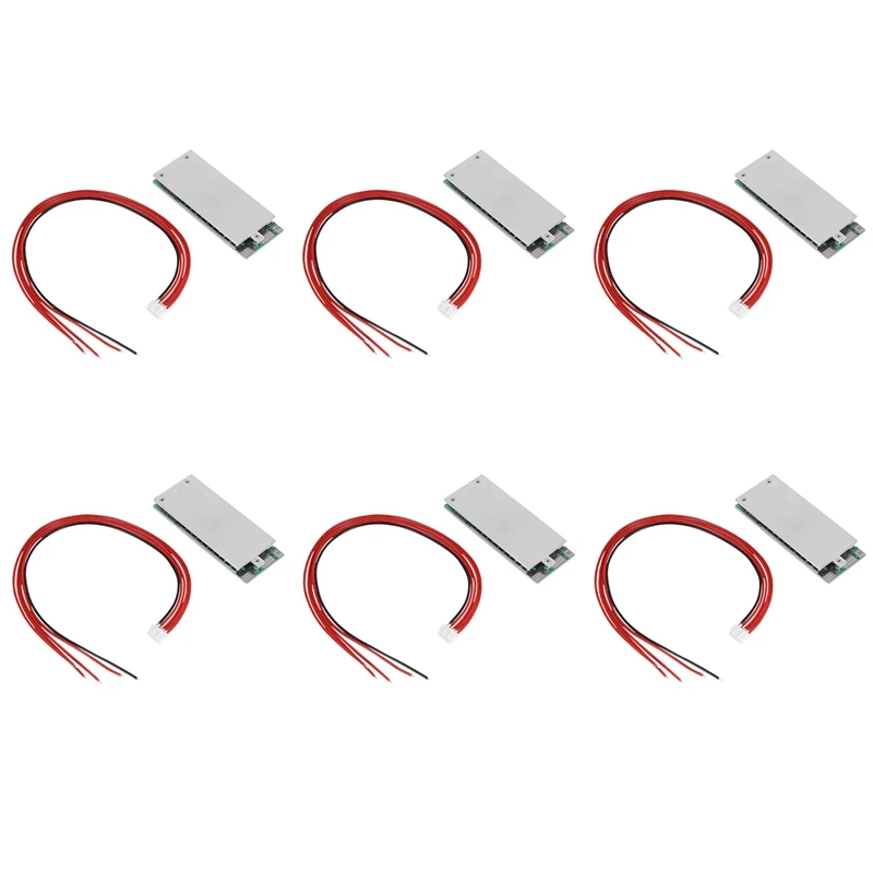 

6X 4S 12V 100A Protection Circuit Board Lifepo4 Bms 3.2V With Balanced Ups Inverter Energy Storage Charger Battery