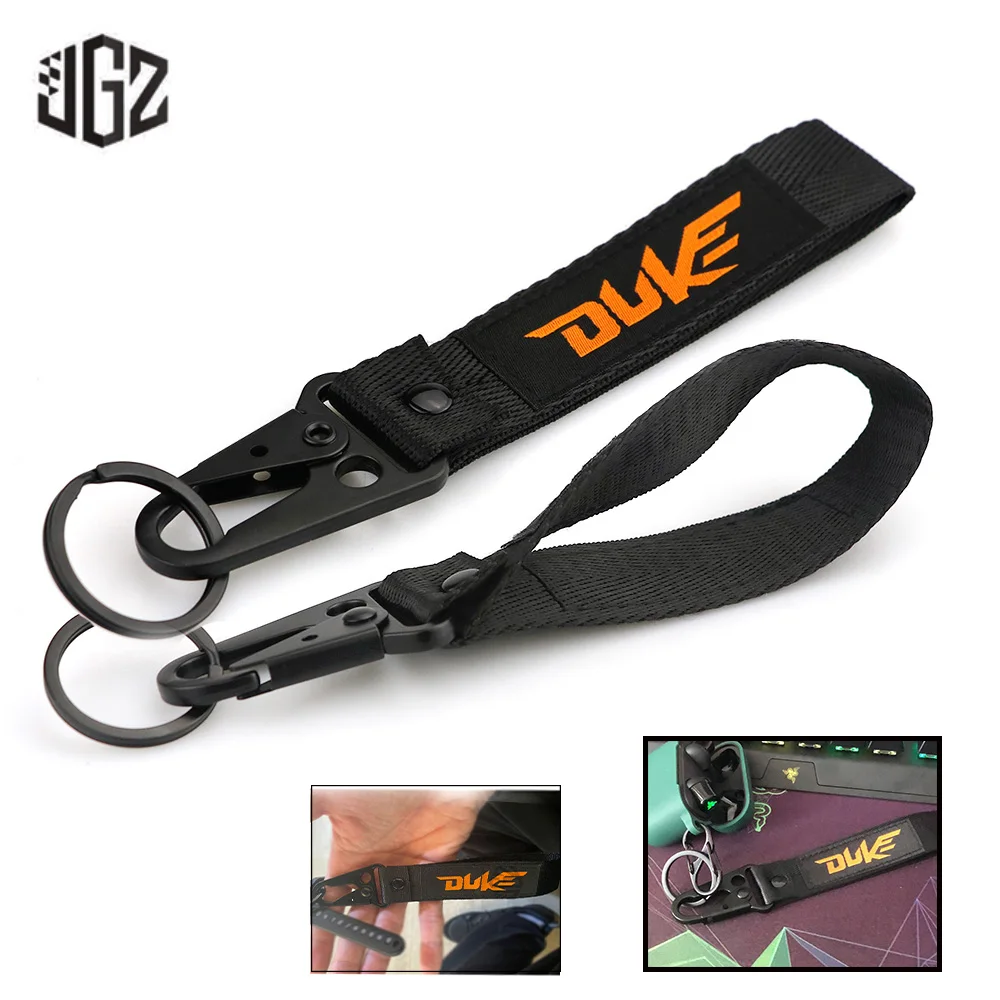 Motorcycle Accessories Keychain Metal Keyring Embroidered Buckle For KTM DUKE 125 250 390 200 750 690 790 1090 1190 1290 ADV