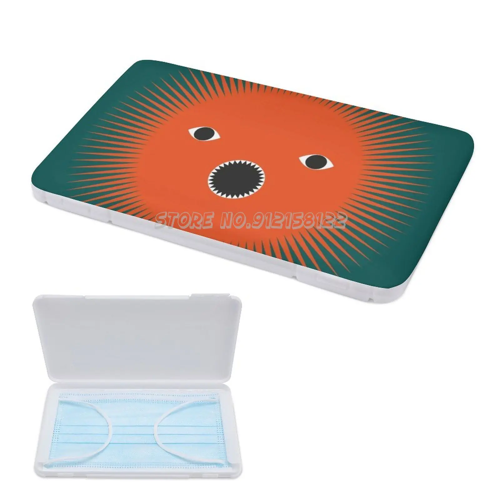 1 шт. одноразовая пластиковая коробка для хранения маски |