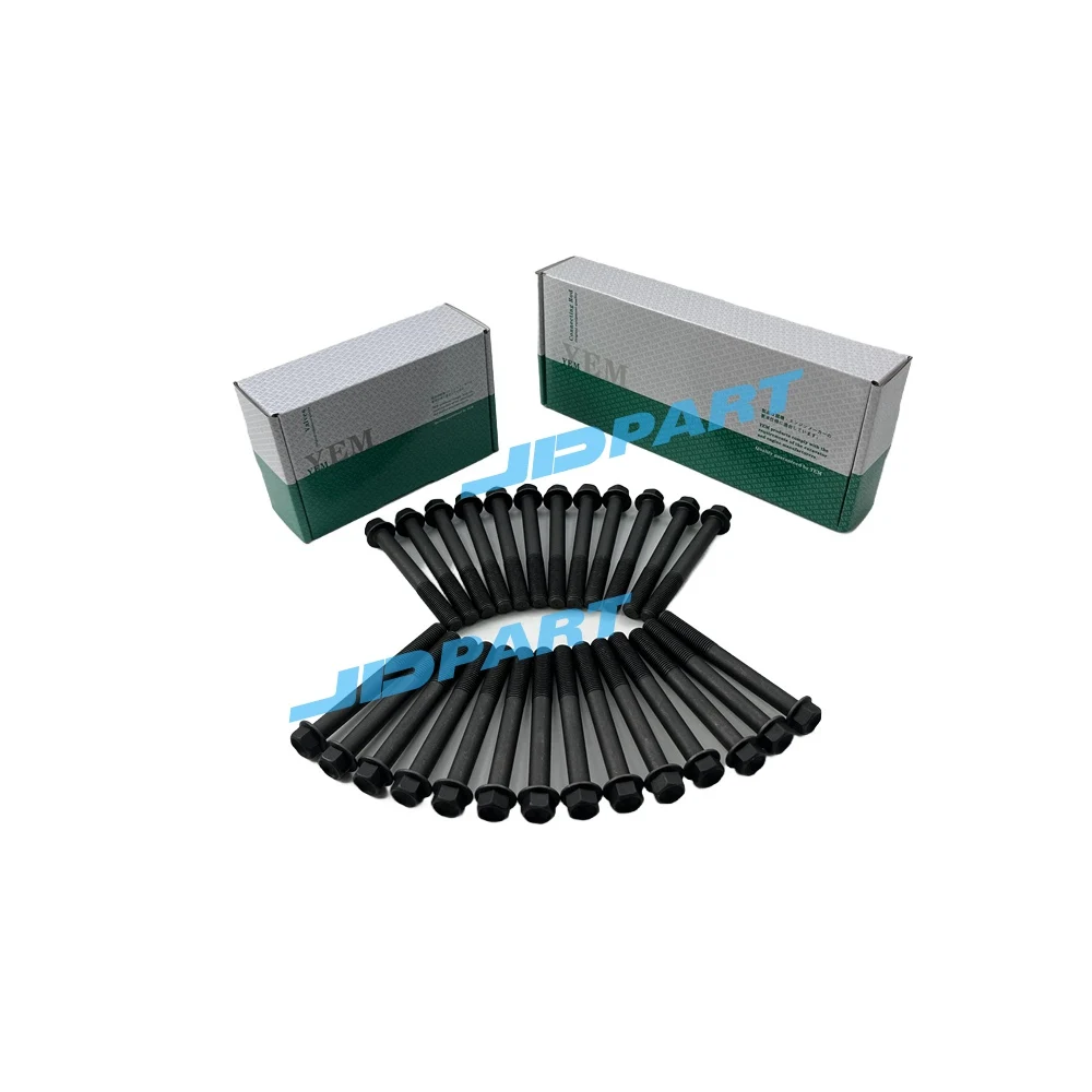 Хорошее качество новый болт головки блока цилиндров H06C для деталей двигателя Hino