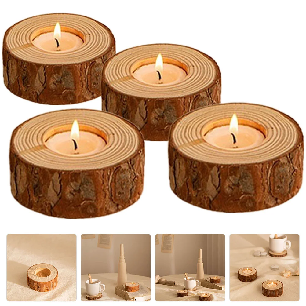

8pcs Modern Style Household Natural Decorative Table Centerpiece Candlestick for Shooting House Wax Decor