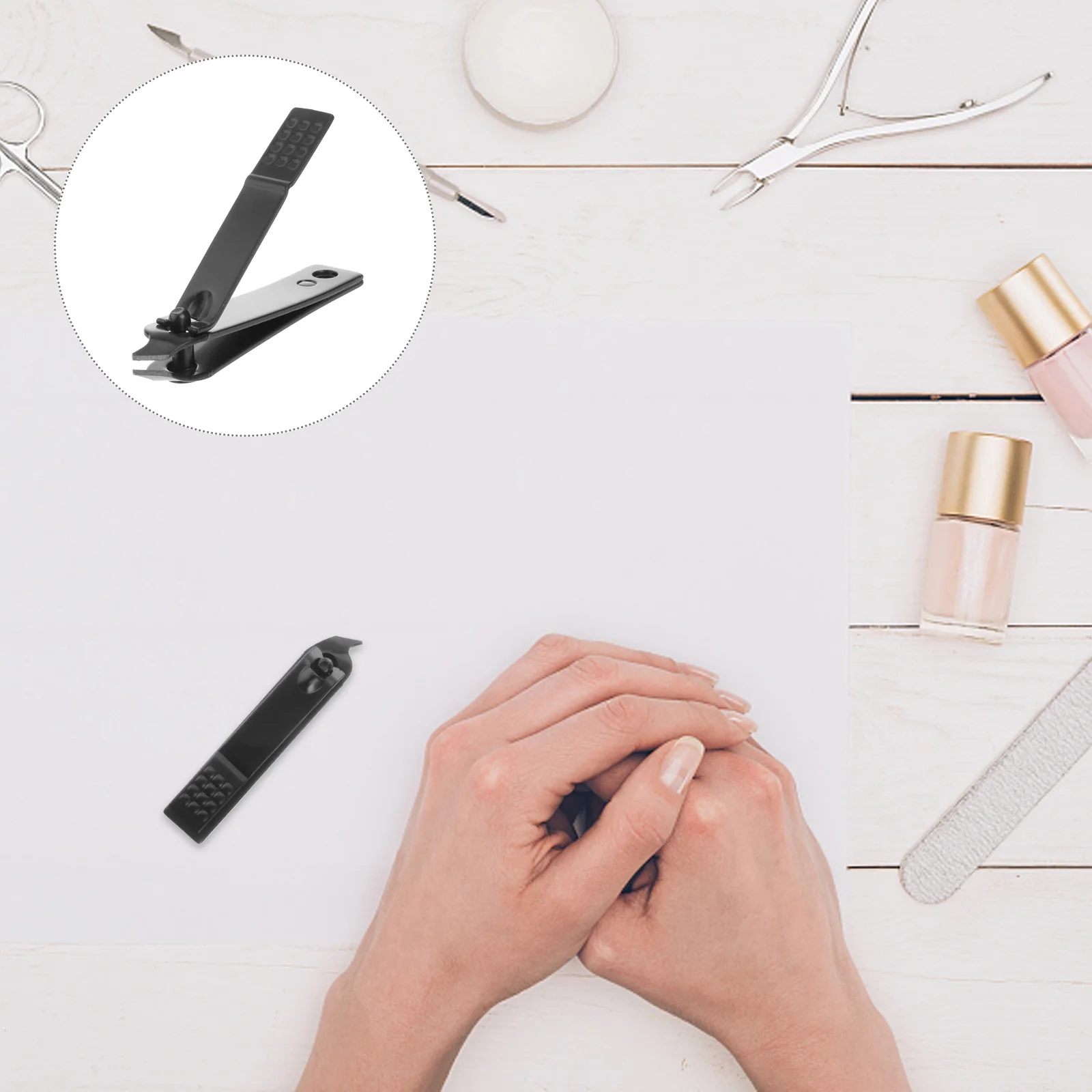 

Инструменты для маникюра, 12 шт., профессиональные щипцы для ногтей, мужской черный костюм, нержавеющая сталь