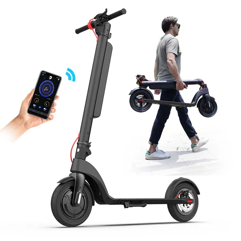 

X8 Electric Scooters 10 Inch Adult 350W US Warehouse 45km Long Range 25kmh Battery 36V 10Ah E Scooter
