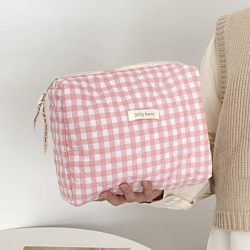 

Small Handbags Large Capacity Women's Cosmetic Bags Cases Casual Ladies Small Storage Bag with Zipper Female Travel Clutch Bag
