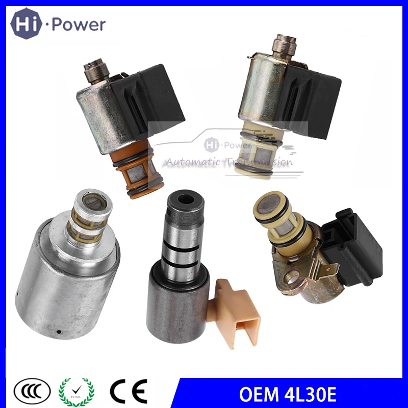 

5PCS 4L30E Transmission Solenoid Kit for Isuzu Trooper Rodeo Passport 1990-99 4L30E Car Accessories