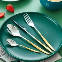 luxury party food dinnerware portable kitchen camping fork knife spoon christmas silverware cozinha utensilios kitchen utensils
