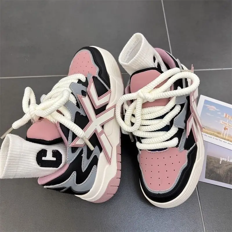 Женские кроссовки для скейтборда Y2k модная дышащая повседневная спортивная