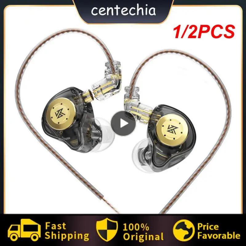 

1/2PCS EDX Earphones Bass Earbuds In Ear Monitor Headphones Sport Noise Cancelling HIFI Headset New Arrival!