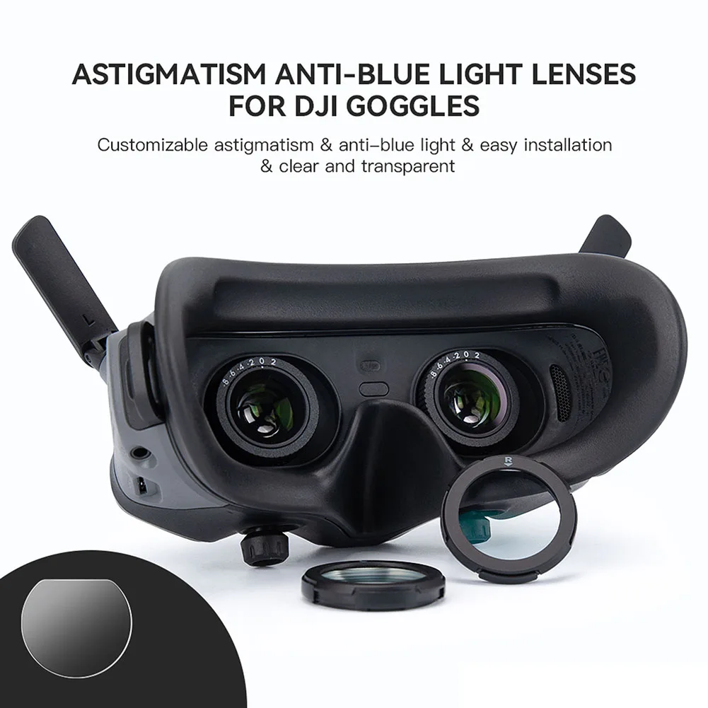 

Летающие очки с защитой от синего света, линзы для коррекции астигматизма, асферические линзы для DJI Goggles 2, защитные очки, аксессуары