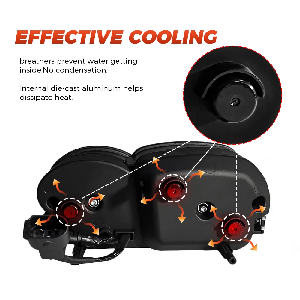 Светодиодные фары для мотоциклов BMW K1200R 2005-2009 K1300R 2010-2013 дальнего ближнего света DRL