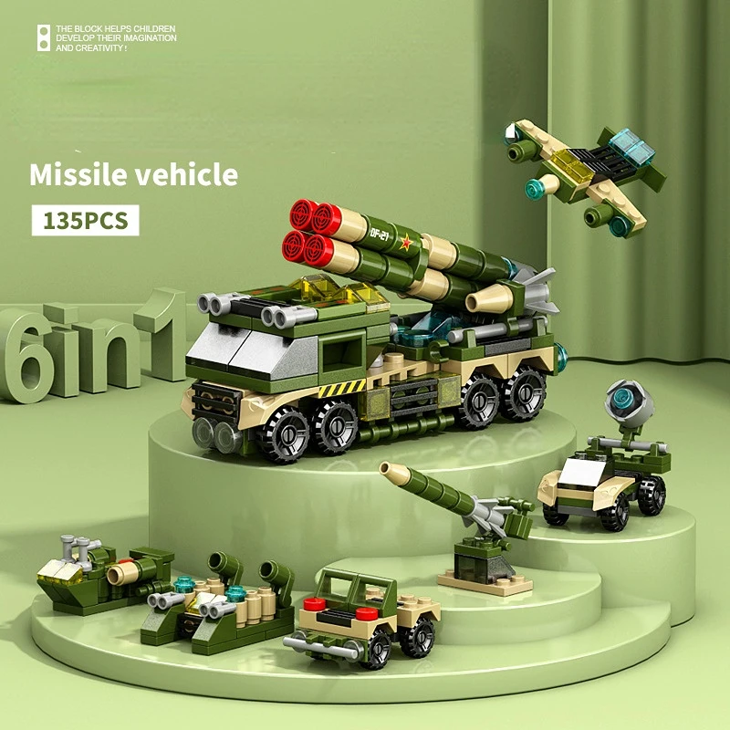 6-в-1 Инженерный Вертолет Строительный Набор Для Самолета Блок Сделай Сам