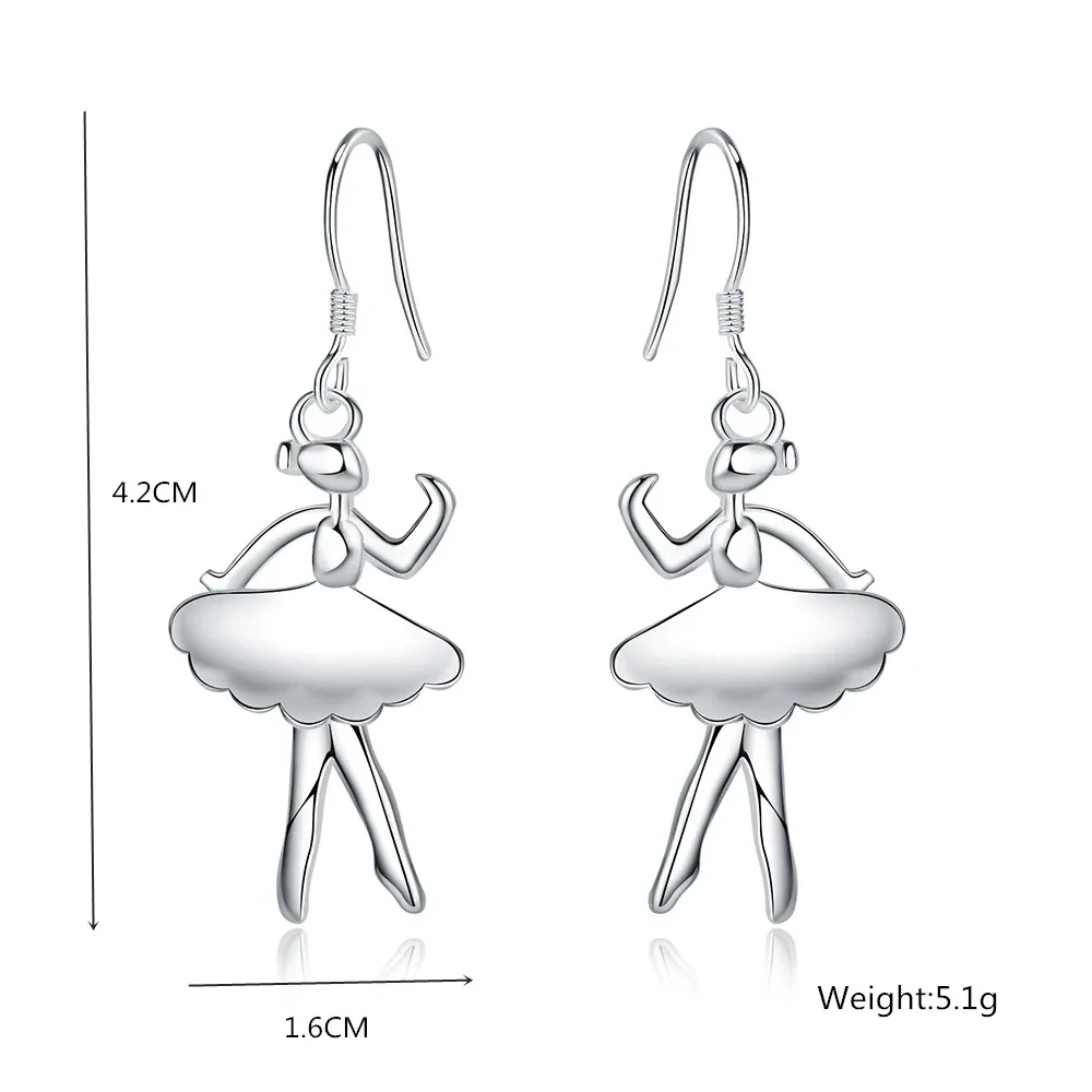 Новые серьги из стерлингового серебра 925 пробы для женщин ювелирные изделия