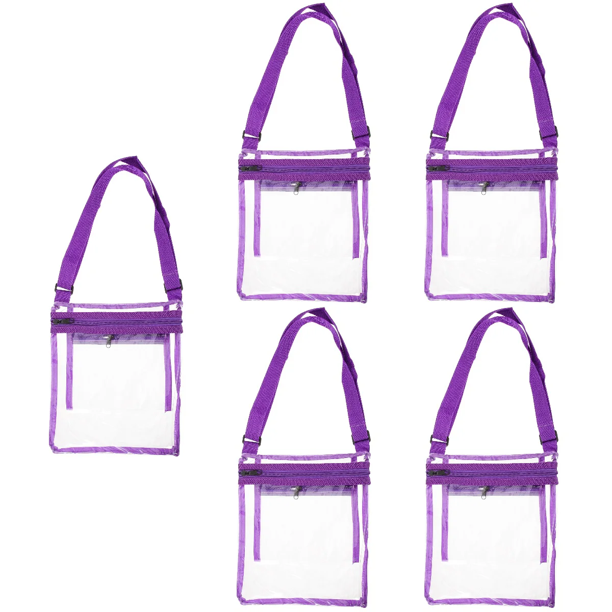 Transparent Wallet Clear Coin Purse Crossbody Bag Pocketbooks Bags Stadium Pouch