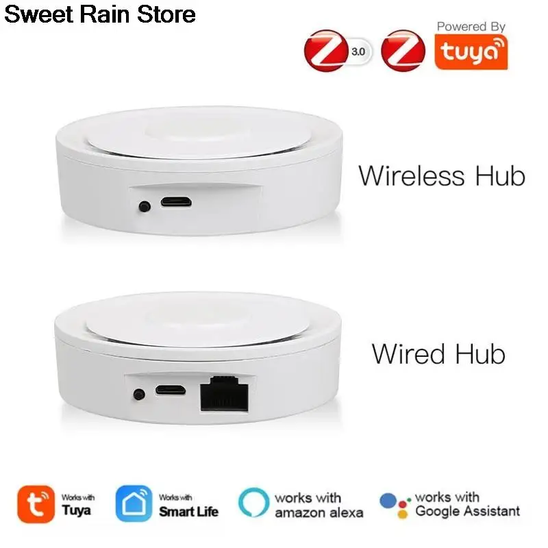 

Беспроводной сетевой хаб Tuya Zigbee, проводной хаб с дистанционным управлением через приложение для умного дома, через Alexa Google Home