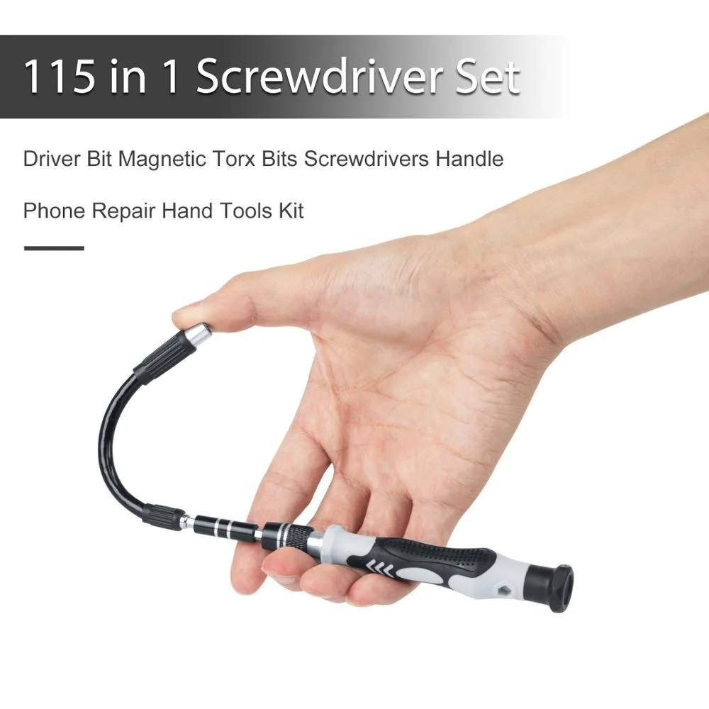 115 in 1 Screwdrivers Set Magnetic Torx Hex Bit Screw Driver Phone/Computer Repair Hand Tools Multitools Kit by PROSTORMER |
