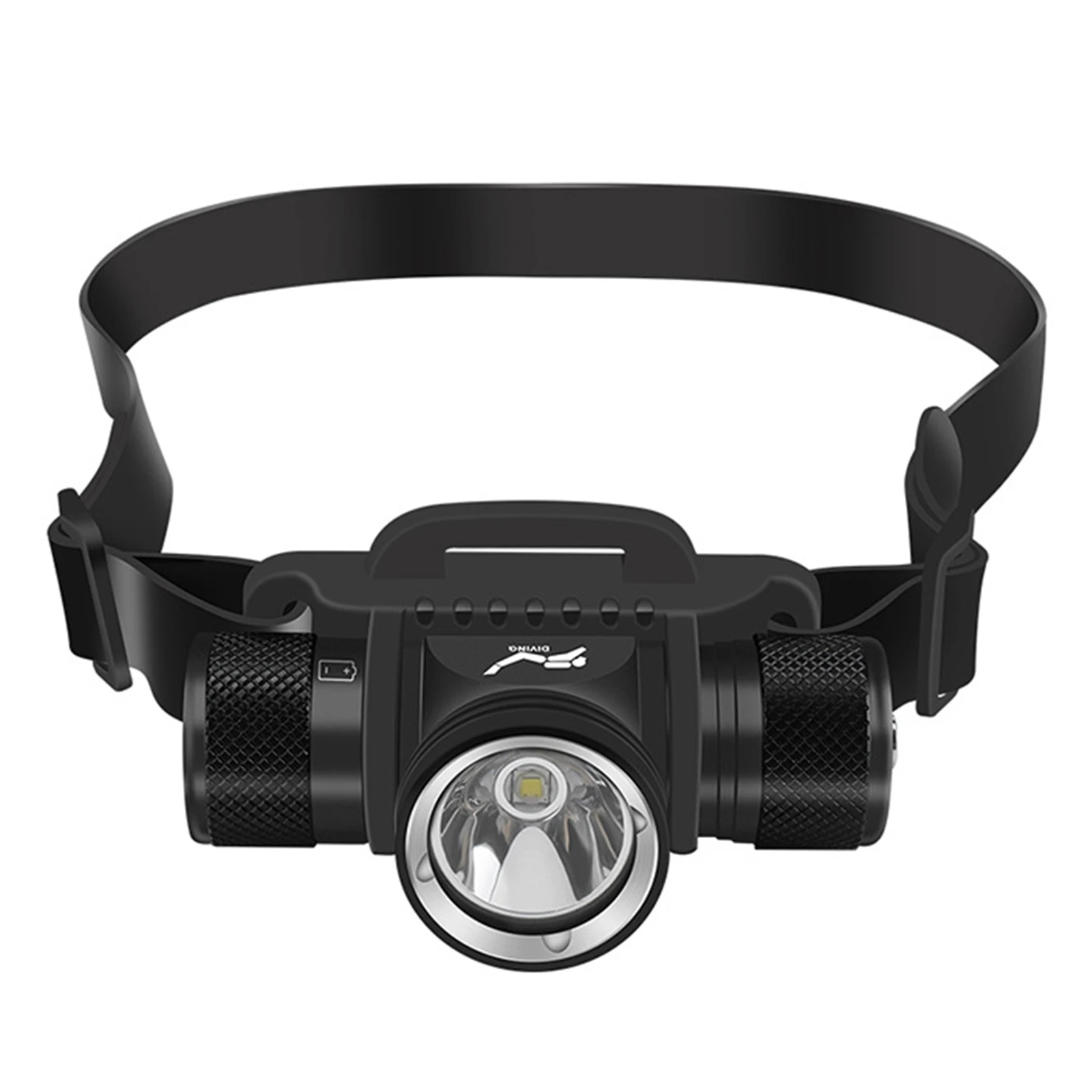 

1PC Portable Headlight LED Headlamp Night Diving Waterproof Adjustable Headlight for Camping Fishing Hiking Night Sailing