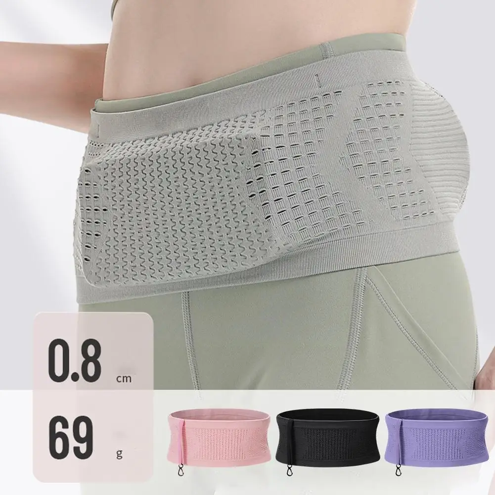 Slim Running Belt Money Belt Fanny Pack For Exercise Fanny Pack Holder For Cell Phone Money And Keys Adjustable Waist Pack D8K4