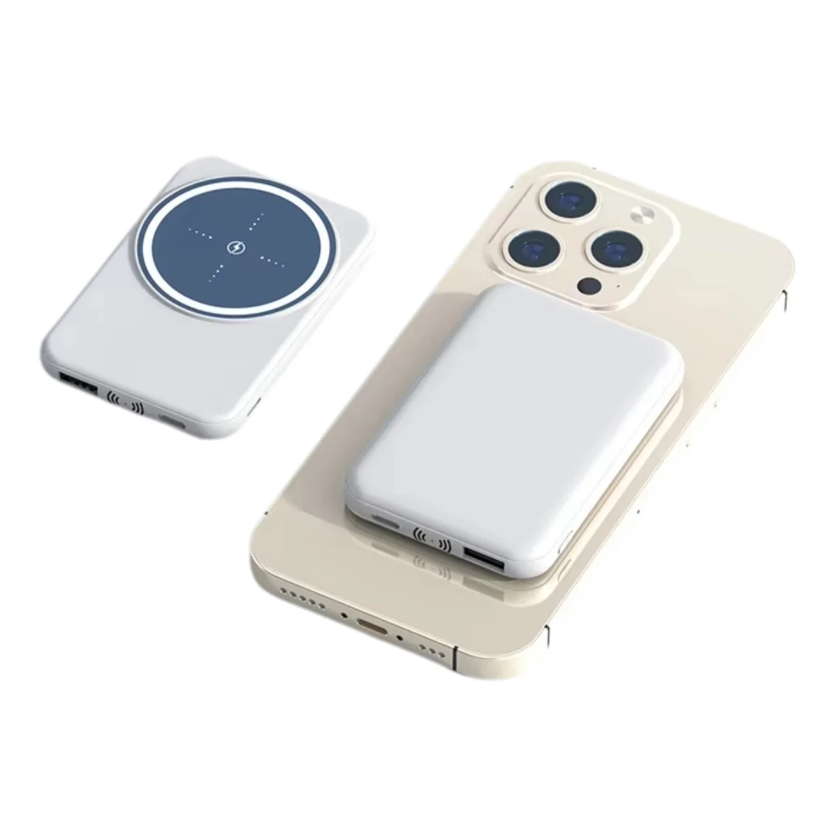 Магнитное беспроводное зарядное устройство для мобильного телефона Power Bank 10000