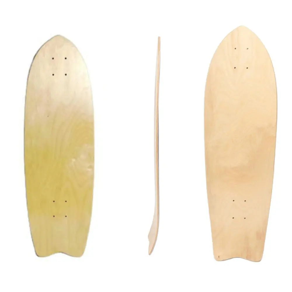 Land доска для серфинга ласточкин хвост скейтборд колода 32*10 в один скейт синий