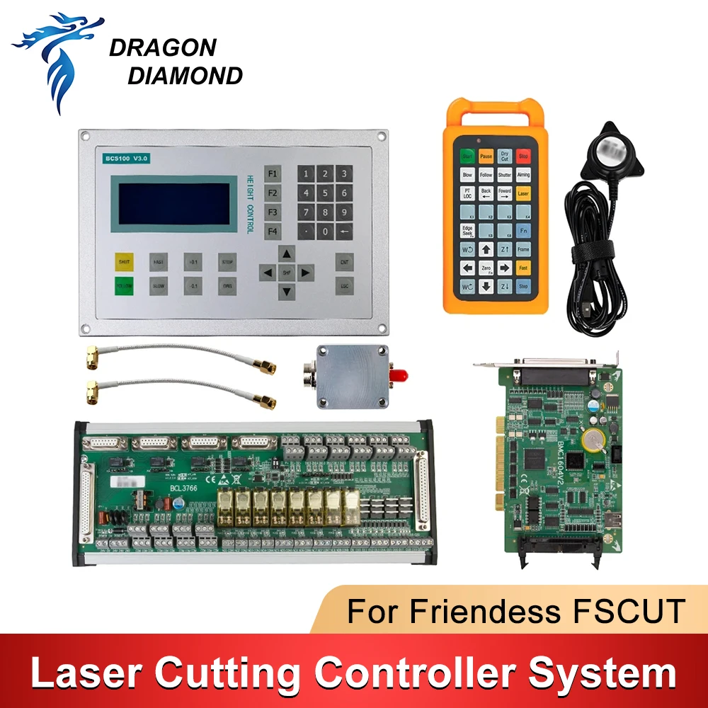 Professional Friendess FSCUT Laser Cutting Machine Control System 0-6KW FSCUT2000C Cypcut BCS100 BMC1604 FSCUT2000 Controller