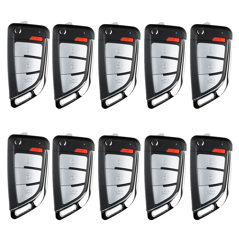 

Универсальный супер-пульт дистанционного управления VVDI XEKF20EN, 10 шт., проводной пульт дистанционного управления для VDI, мини-ключа, фреза, 4 кнопки