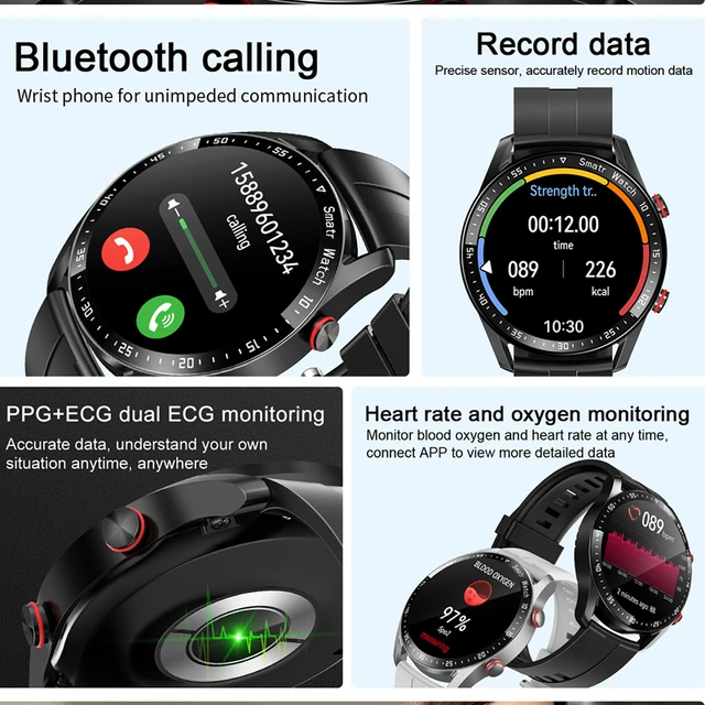 AMOLED ECG+PPG Men Business Watch 2