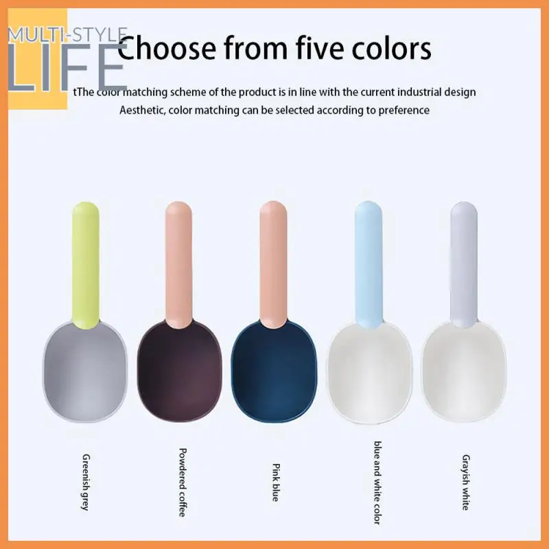 

Flat Bottom Design Cat Food Dog Food Spoon Made Of Plastic Approved For Contact With Health And Safety Food Easy To Clean