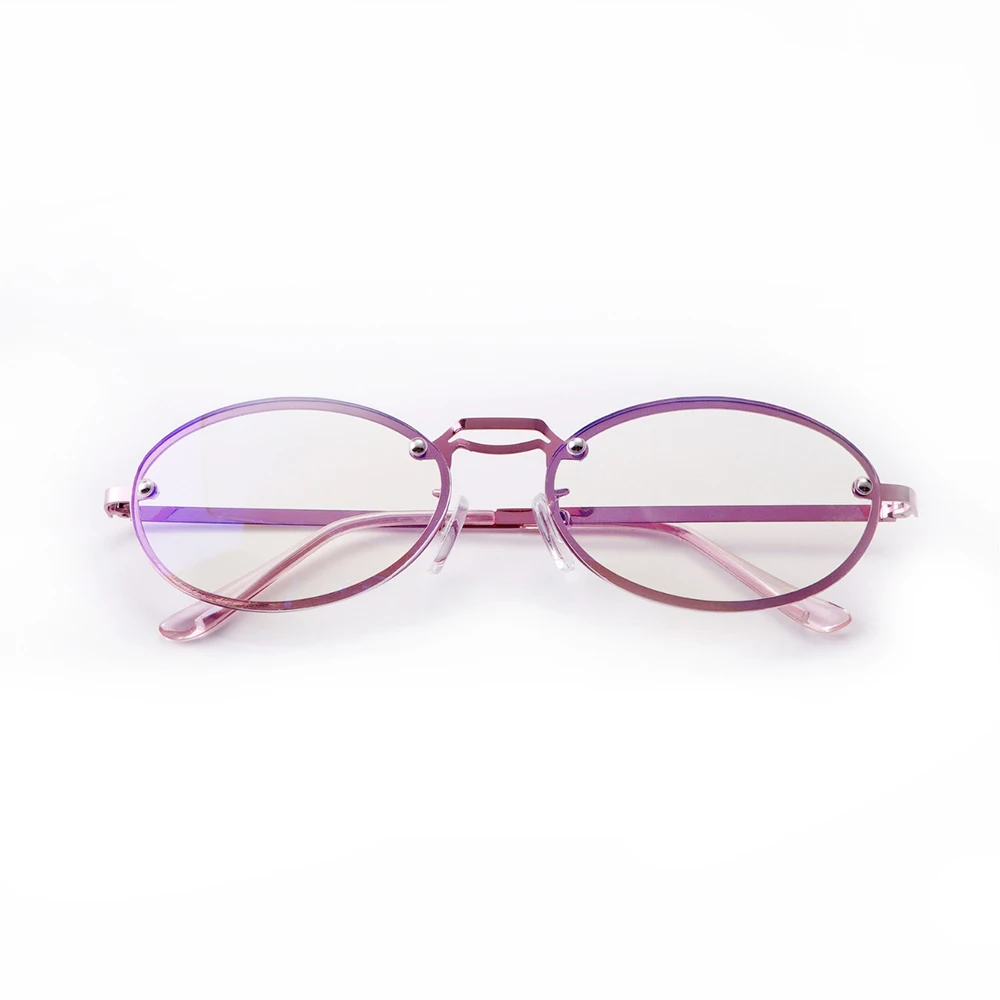 Женские Овальные антибликовые очки для чтения с защитой от синего света