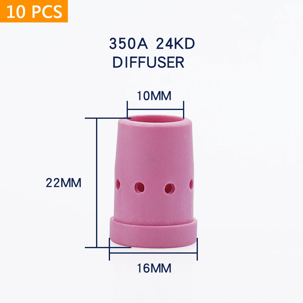 Сварочная горелка запчасти Panasonic 350A Розовый Керамический Газовый диффузор