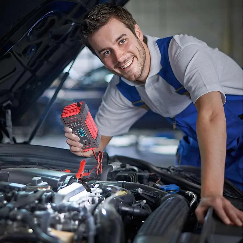 Автомобильное зарядное устройство портативное для автомобильного аккумулятора