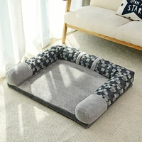 all season soft dog travel bed cat rest lounger pet cushion pad kitten animal sofa nest