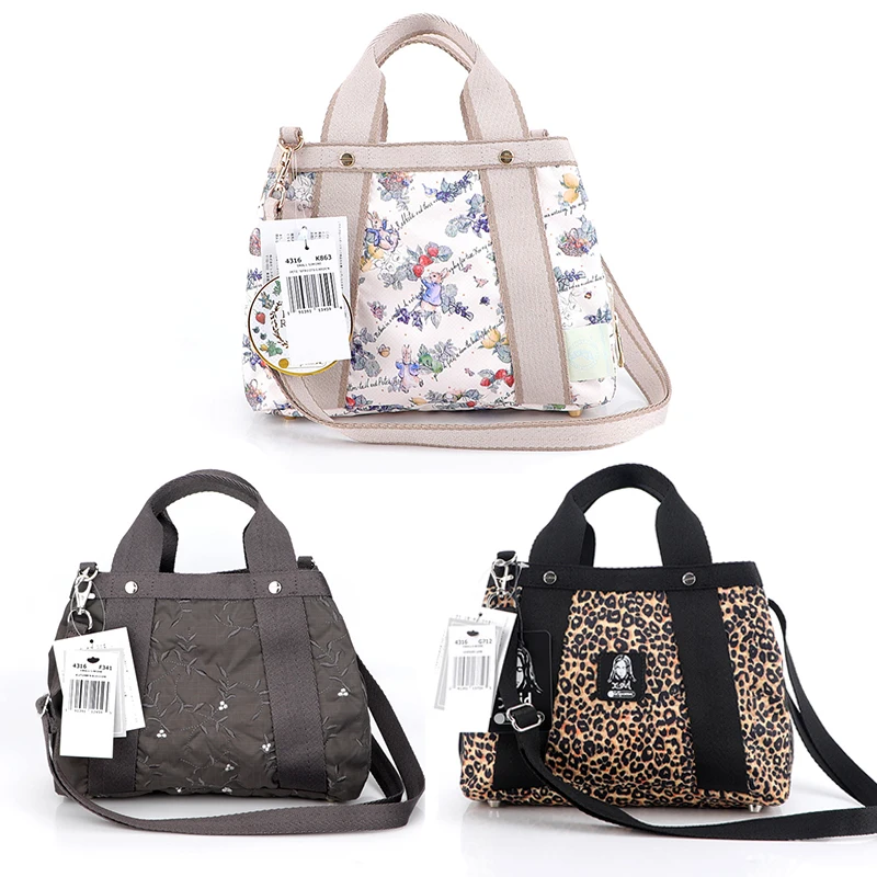 

Lesportsac Anime Handbag Cartoon Kawaii Embroidery Casual Printed Shoulder Messenger Bag Fashion Ladies Crossbody Bag Pouch Gift