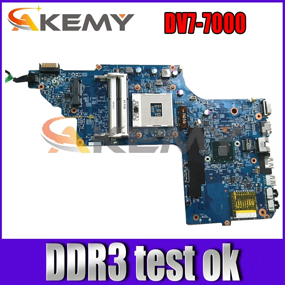

682043-501 682043-601 For HP Pavilion DV7-7000 Laptop motherboard 11276-2 SLJ8C DDR3 Mainboard