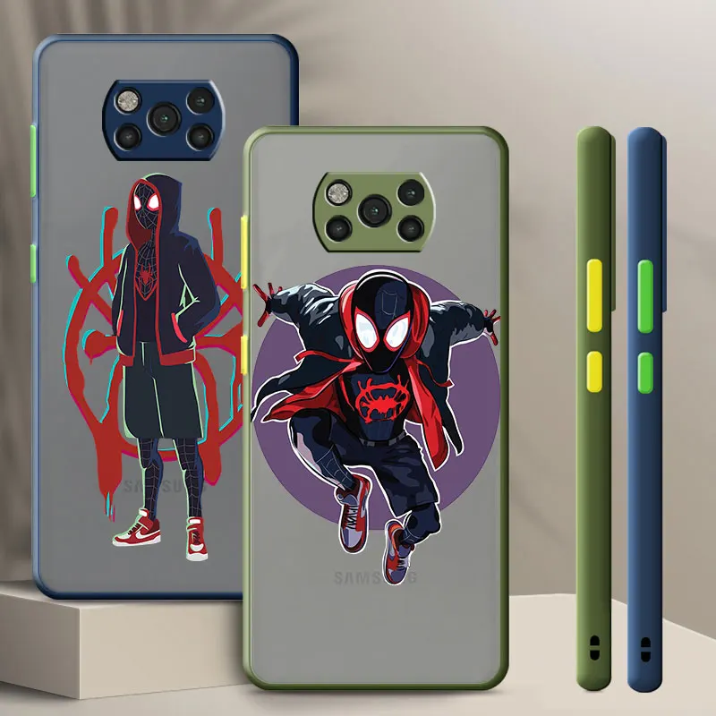 

Чехол для телефона Marvel Человек-паук для Xiaomi Poco M5s F3 F4 GT M4 C40 X4 Pro M3 X3