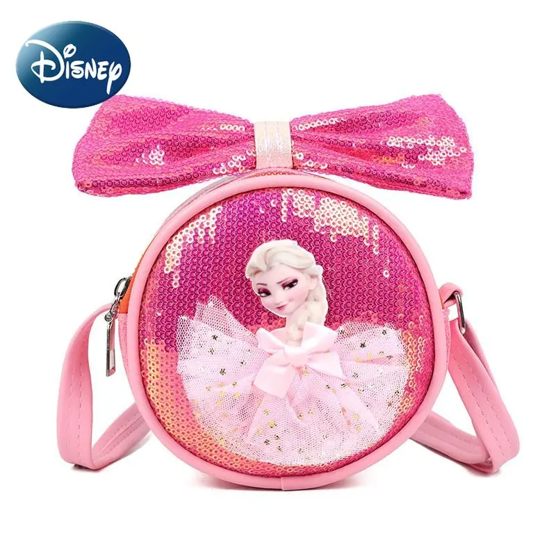 Disney Girls Shoulder Bag Frozen Cartoon Crossbody Bag for Children Purse Cute Portable Kids Bag Free Shipping Birthday Gift