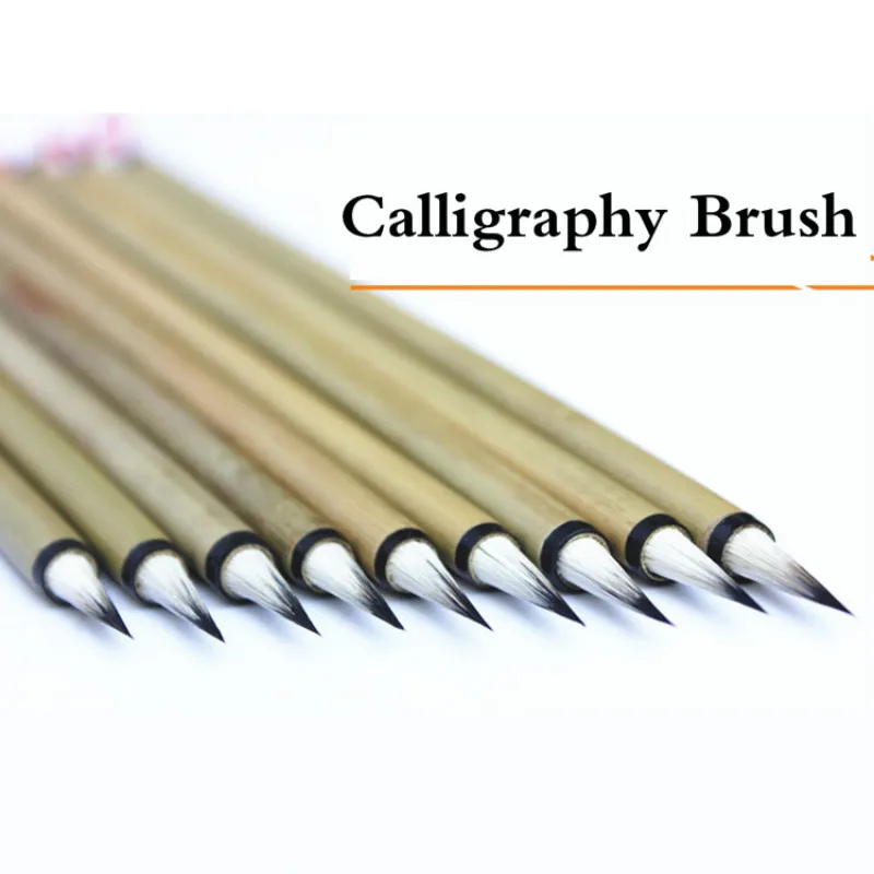 

Chinese Calligraphy Brushes for Regular Script Huzhou Woolen purple Rabbit Hair Calligraphy Brush Pen Tinta China Caligrafia