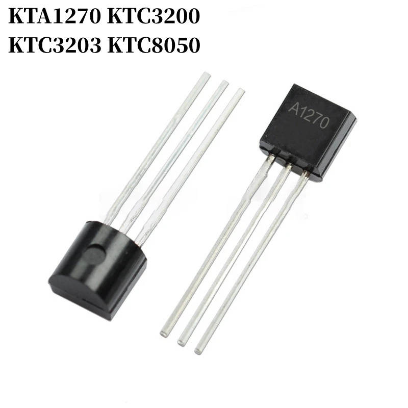 

100~10000Pcs KTA1270 KTC3200 KTC3203 KTC8050 DIP Transistor TO-92 PNP NPN Bipolar Amplifier Transistor