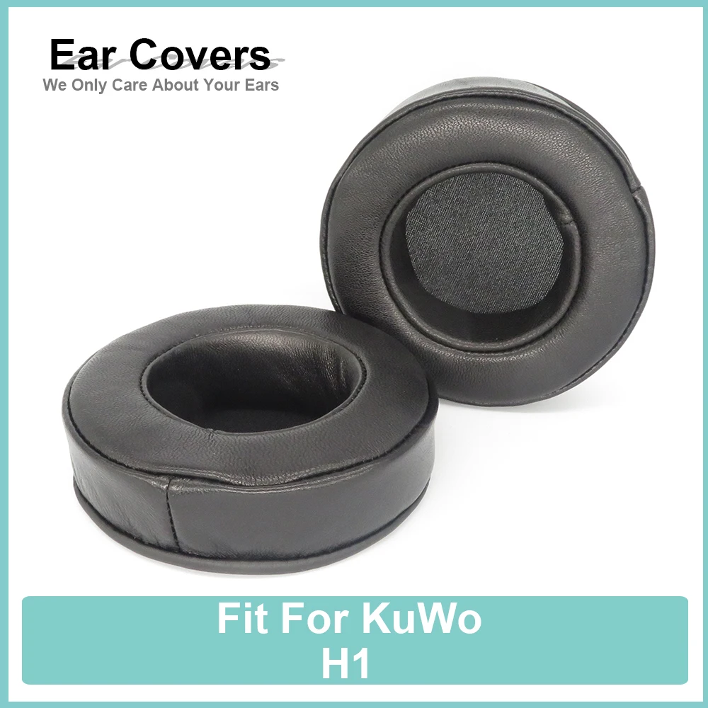 

H1 Earpads For KuWo Headphone Sheepskin Soft Comfortable Earcushions Pads Foam