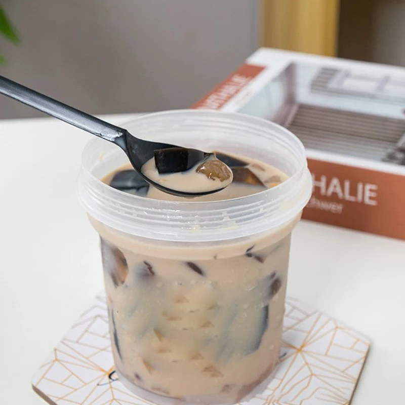 1 Шт. Прозрачный Ланч-бокс Для На Вынос Фруктов Десерта Завтрака Овса Йогурта