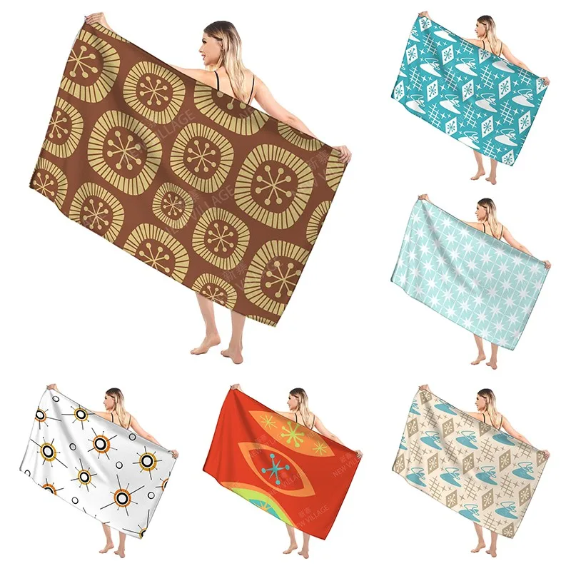 

Банное полотенце для ванной для взрослых, большая сауна, пляжное полотенце для спортзала, большой отель, Женский Душ, простой абстрактный ди...