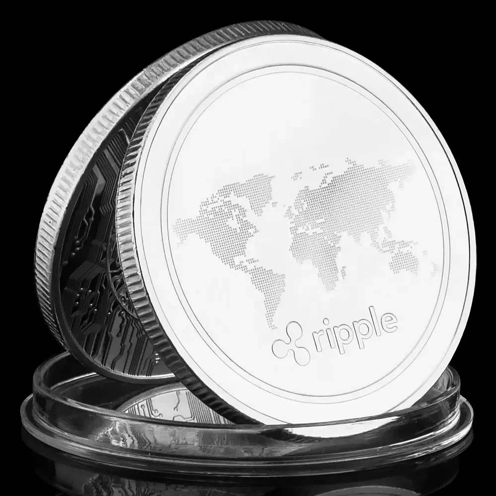 Золотая/посеребренная памятная монета Ripple XRP