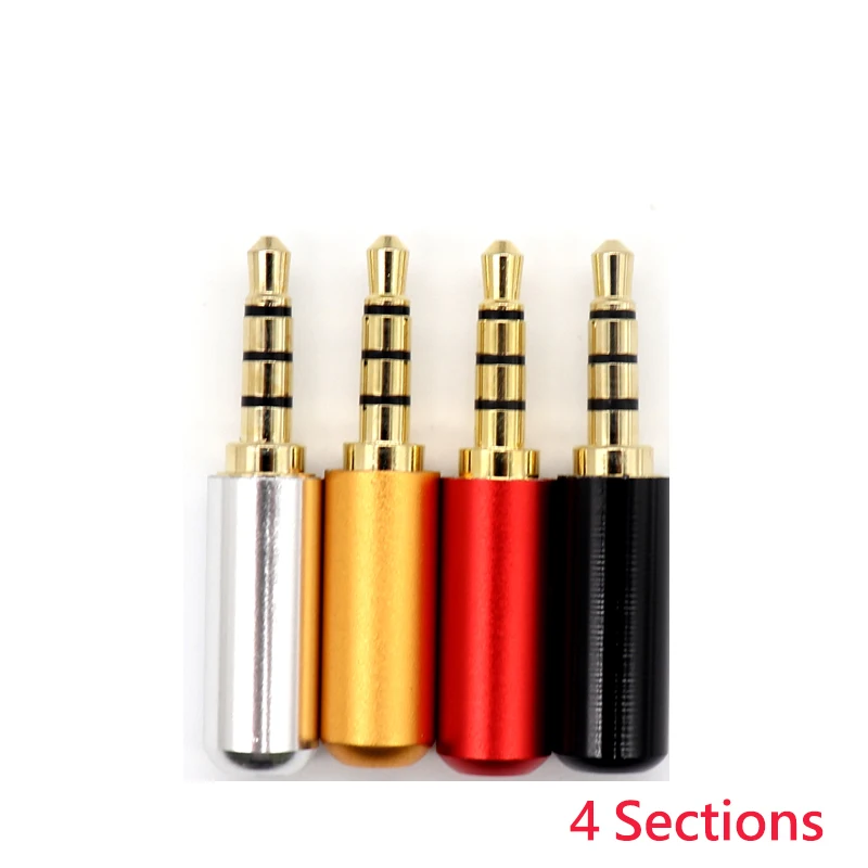 

【10-1 шт.】3,5 мм аудиоразъем 3/4 полюса разъем для наушников штекер для ремонта наушников кабель для пайки DIY AUX 3,5 разъем адаптер