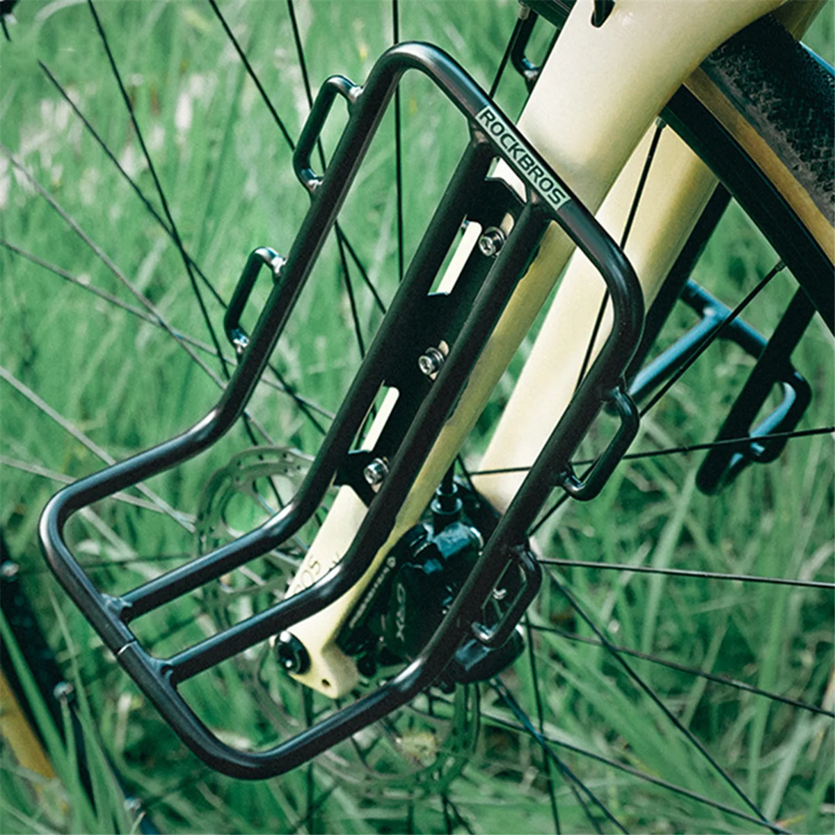 ROCKBROS полка для передней вилки велосипеда с сумкой велосипедной дорожные