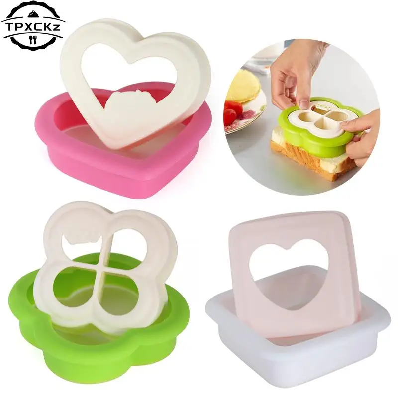 

Милая форма в форме сердца, сэндвич-резак, устройство для хлеба, нож для торта и печенья, кухонный десерт на завтрак, «сделай сам», выпечка, ко...