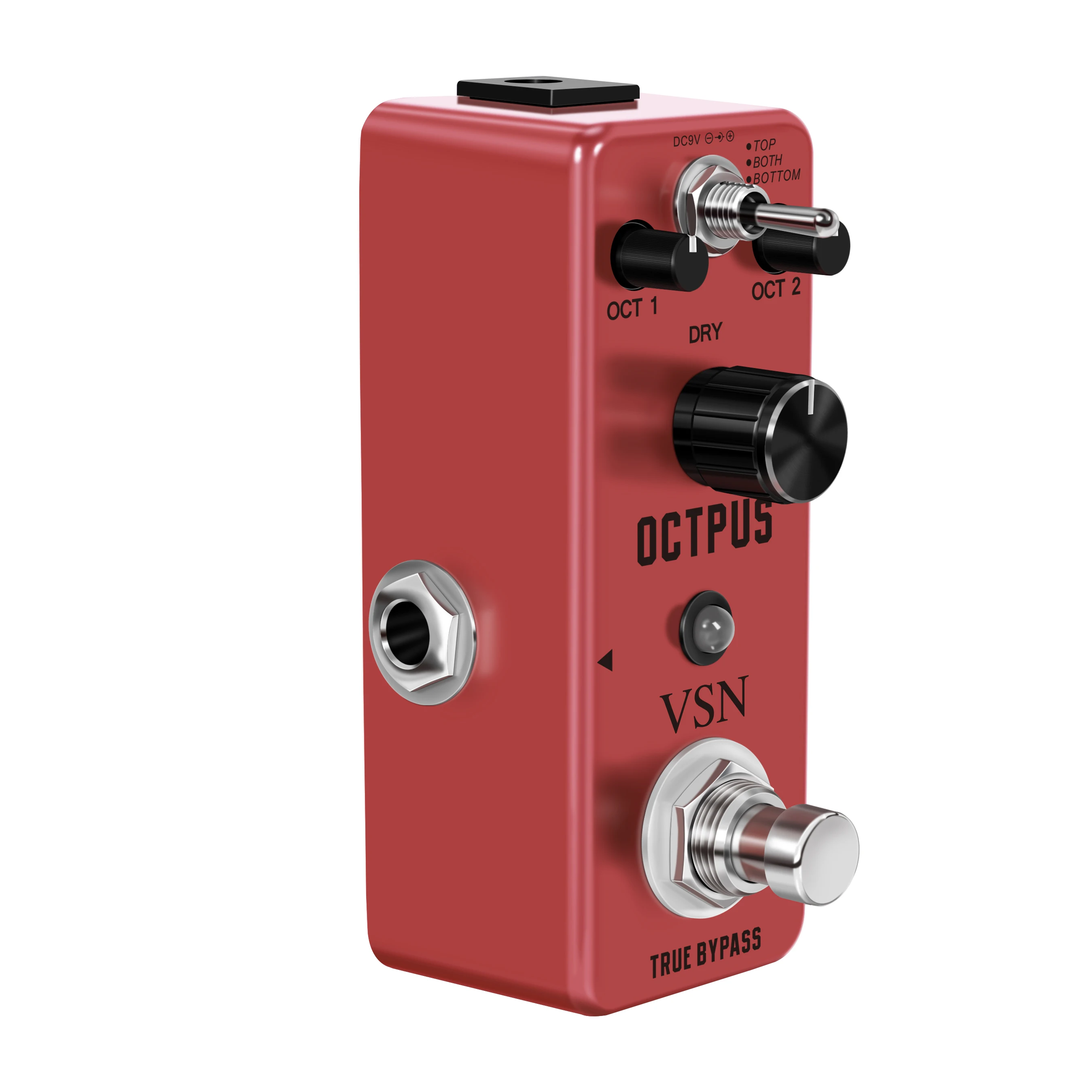 VSN LEF-3806 Pure Octpus Guitar Pedal Electric Guitars Digital Octave Pedal 11 Different Octaves Modes Precise Polyphonic Oct