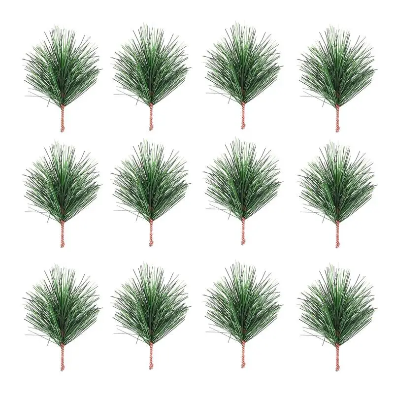 

24Pcs Pine Cones for Crafts Christmas Decoration Ornament Pine Picks Artificial Christmas Flowers Pine Picks for Christmas