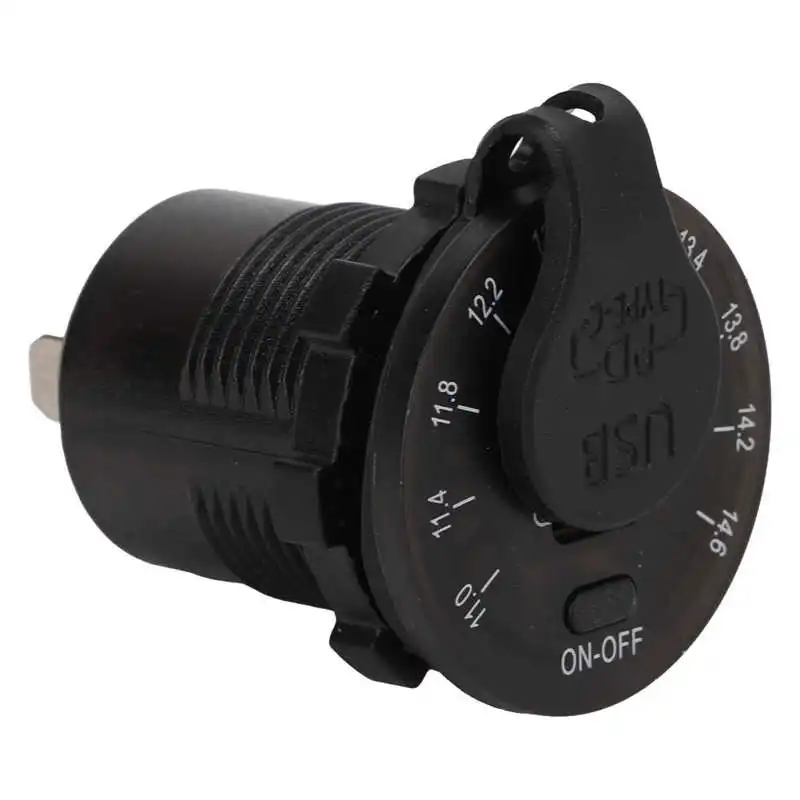 

Автомобильное зарядное устройство QC3.0 PD, водонепроницаемое автомобильное зарядное устройство USB, совместимое с пыленепроницаемостью для а...