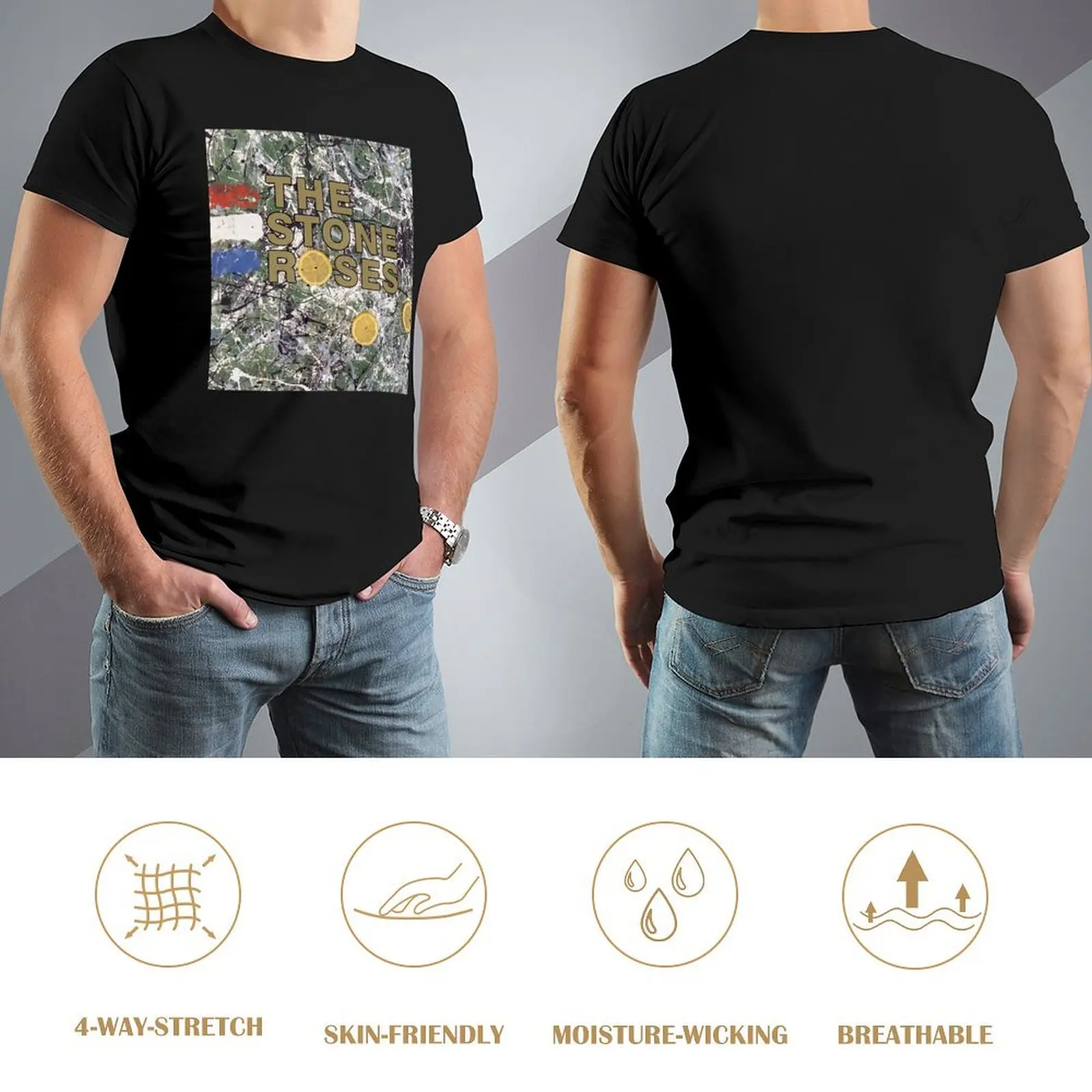 Мужские футболки Elephant Stone Roses хлопок