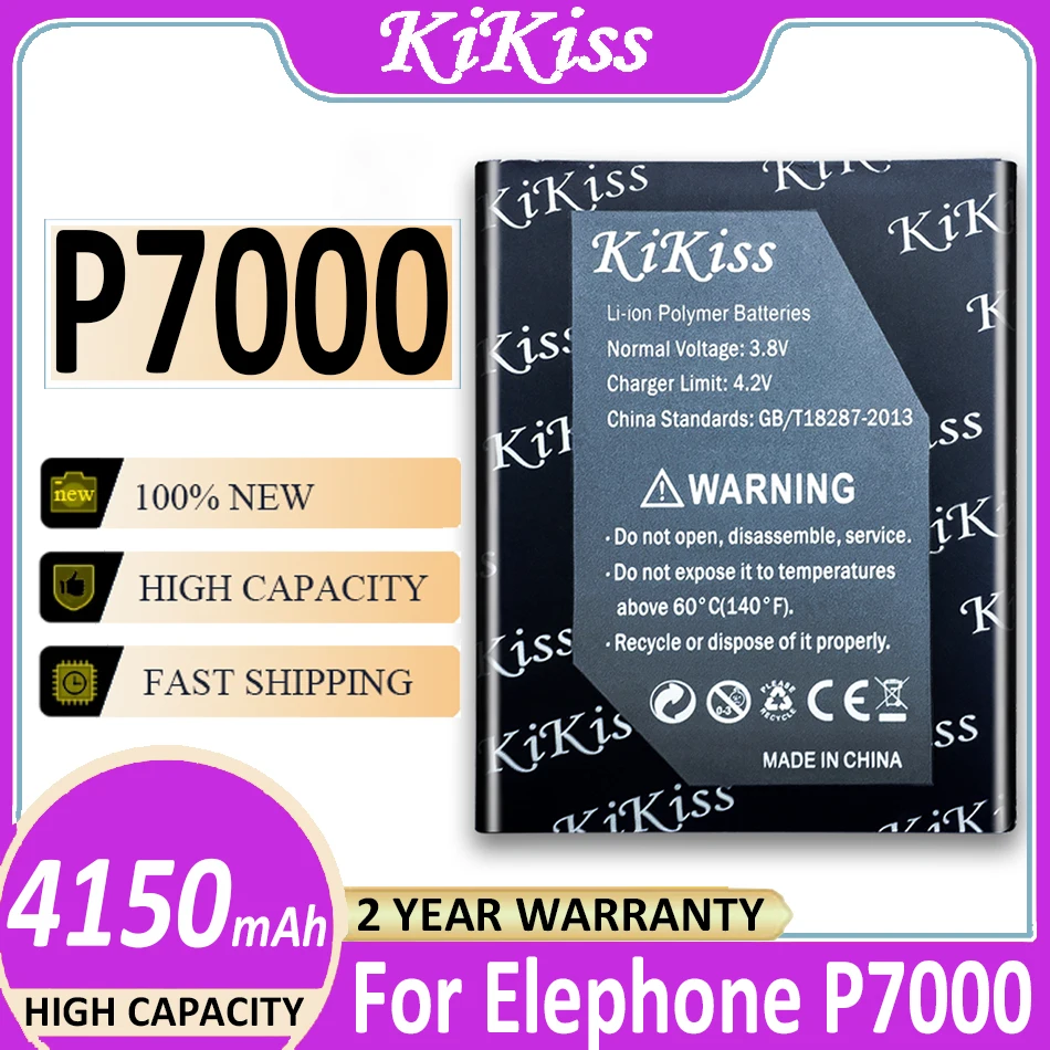 

P 7000 4150mAh Big Power Battery For Elephone P7000 Mobile Phone Battery High Capacity Batterij + Ttack Code